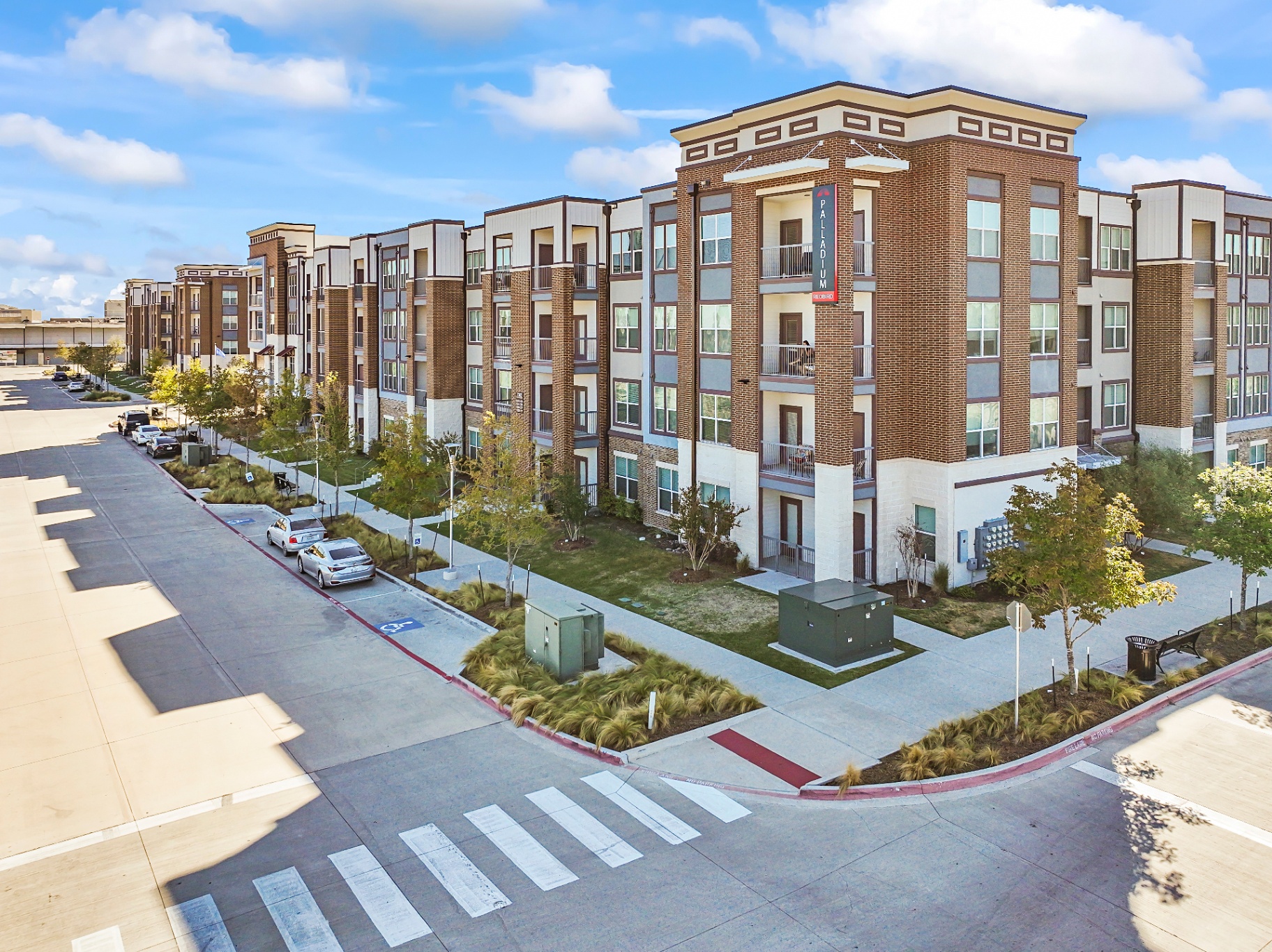 Aerial view of the Palladium RedBird community